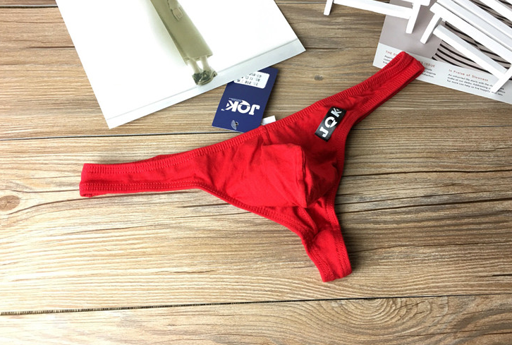 men T-shaped sports cotton underwear