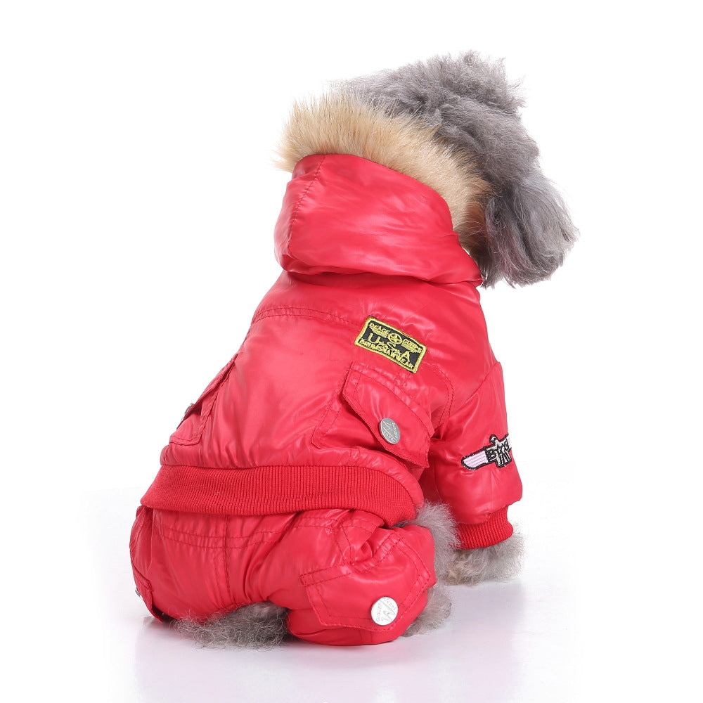 Four-legged clothes air force dog clothes