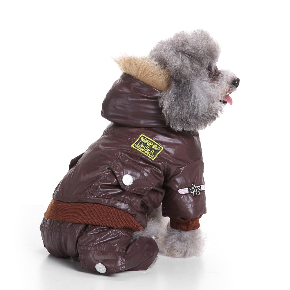 Four-legged clothes air force dog clothes