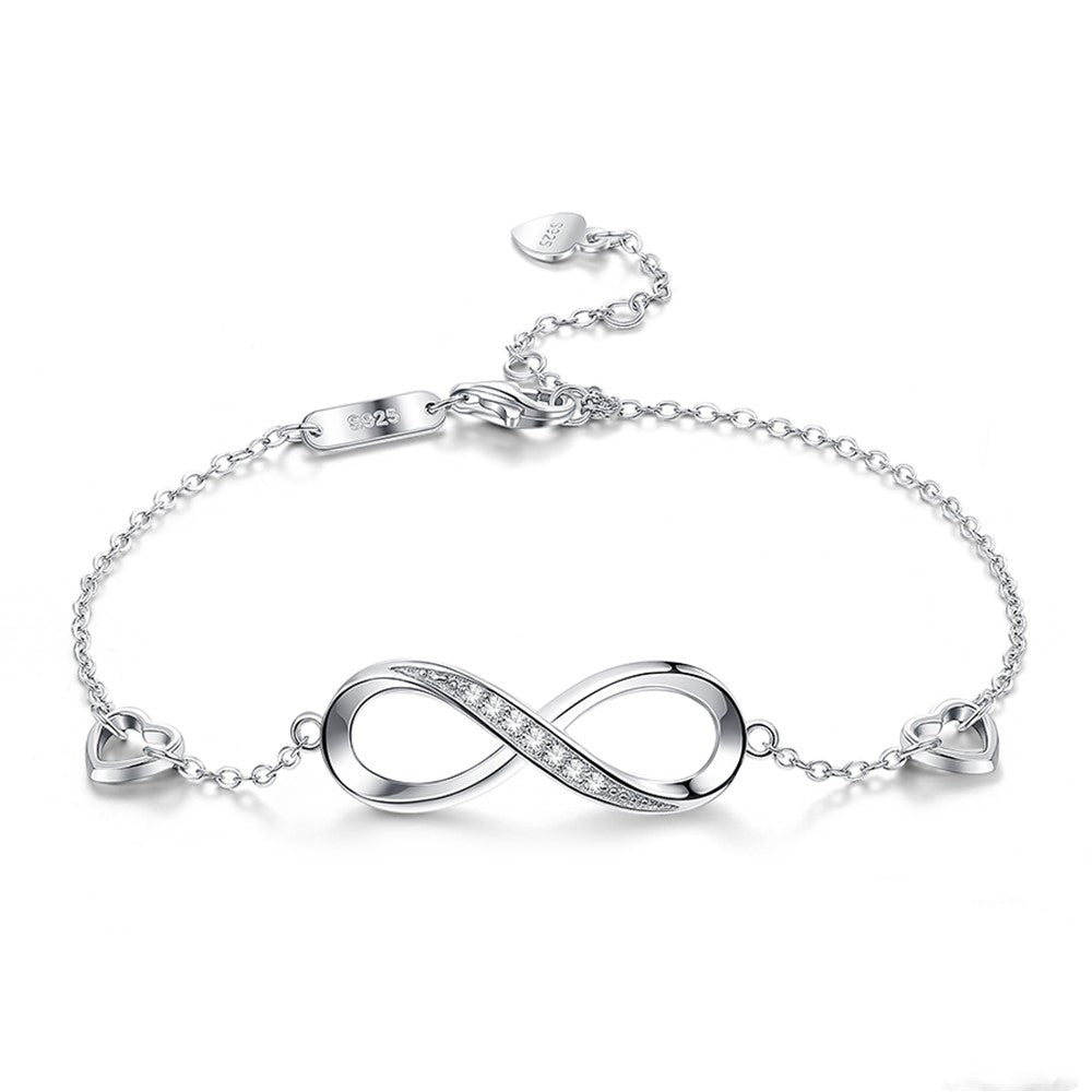 Sterling Silver 8 Bracelet Bracelet Female Silver Jewelry