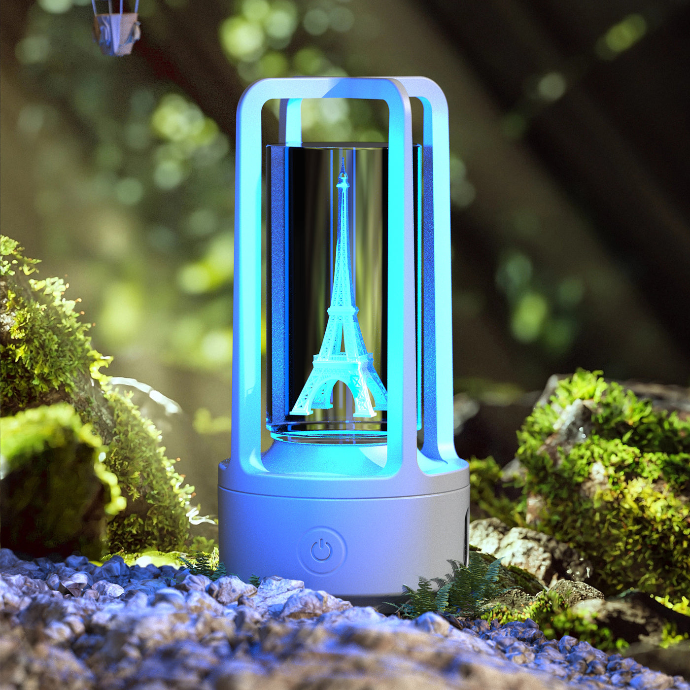 Creative 2 In 1 Audio Acrylic Crystal Lamp And Bluetooth Speaker,Night Lamp