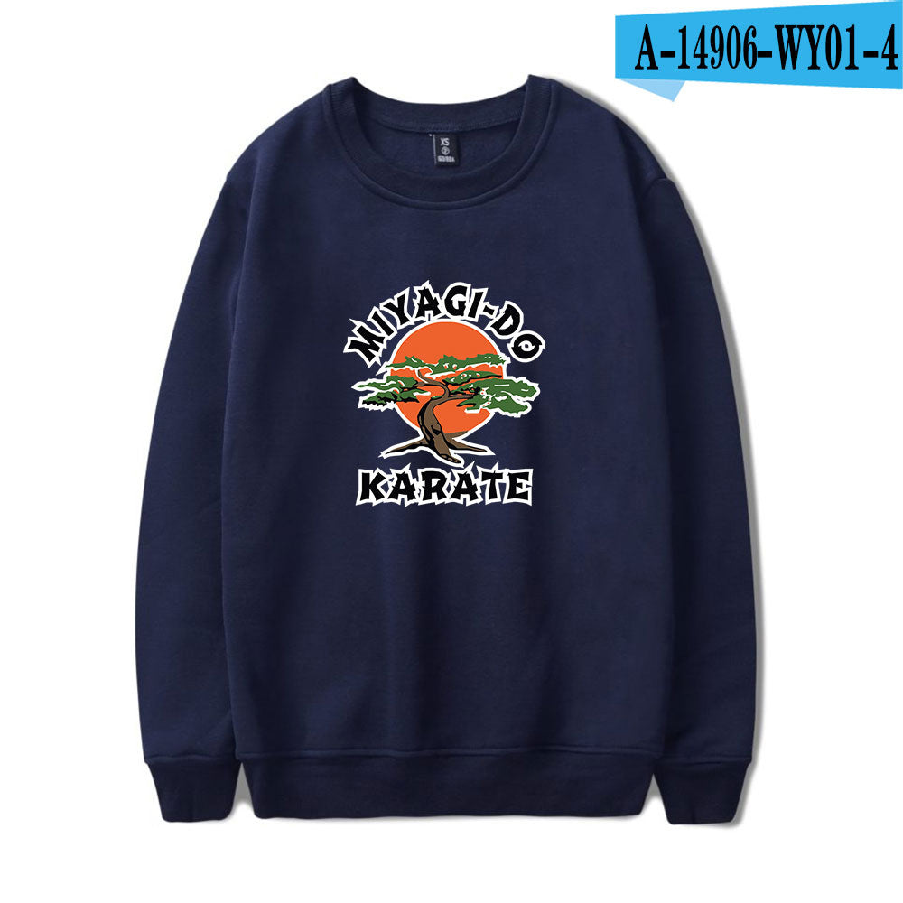 Printed crew neck sweatshirt