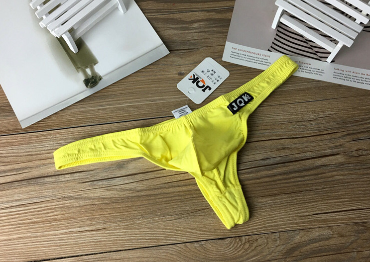 men T-shaped sports cotton underwear