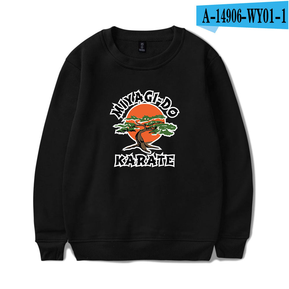 Printed crew neck sweatshirt