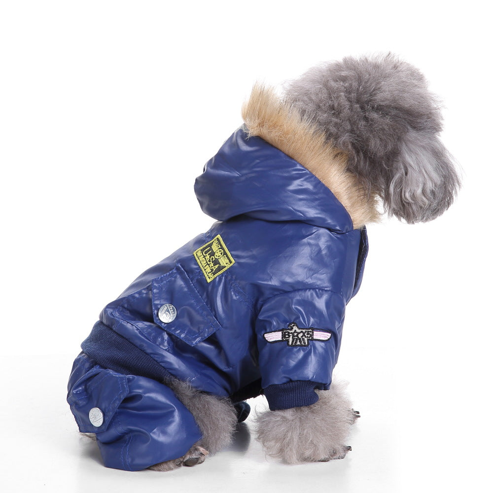 Four-legged clothes air force dog clothes