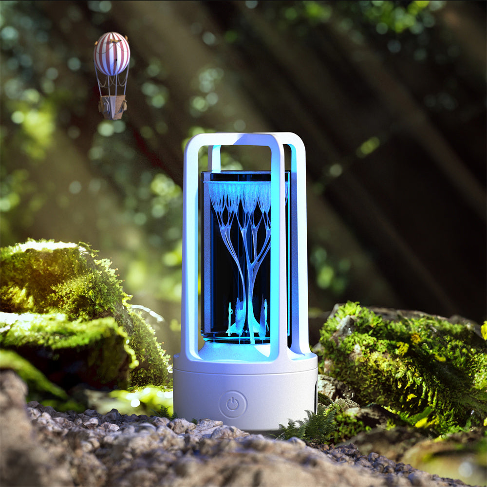 Creative 2 In 1 Audio Acrylic Crystal Lamp And Bluetooth Speaker,Night Lamp