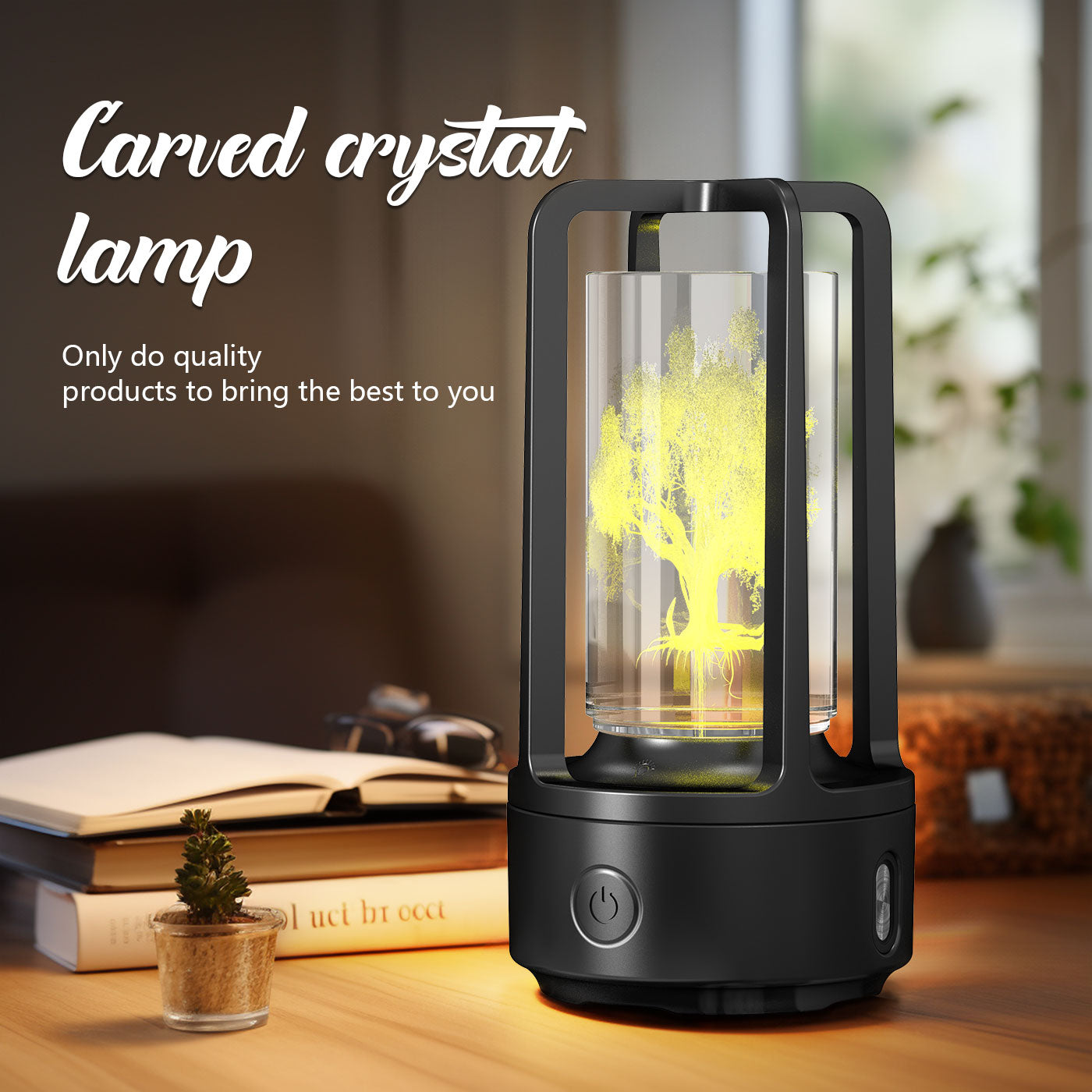Creative 2 In 1 Audio Acrylic Crystal Lamp And Bluetooth Speaker,Night Lamp
