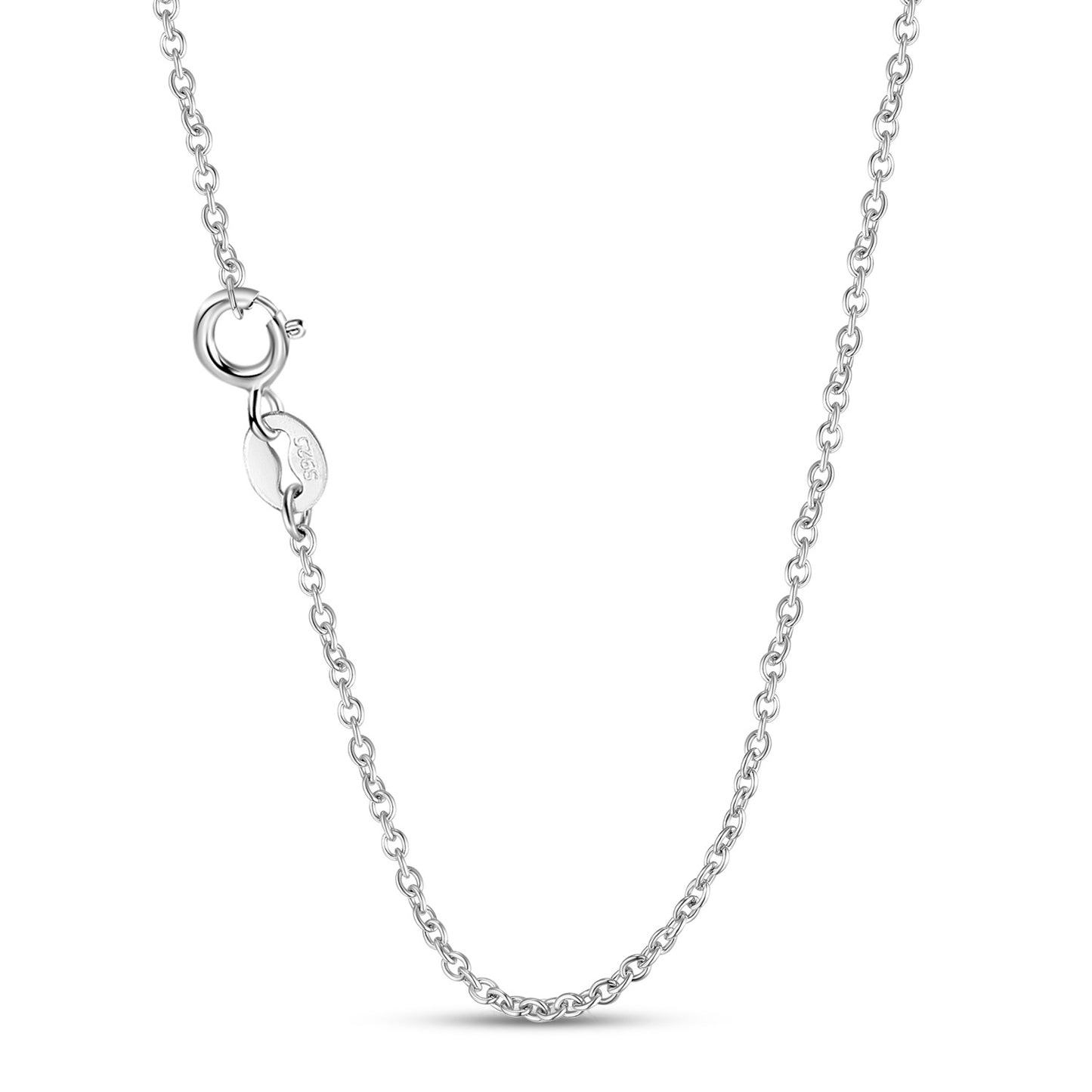 Heart Shaped Skeleton Necklace Women's Fashion Versatile Ins Style S925 Sterling Silver