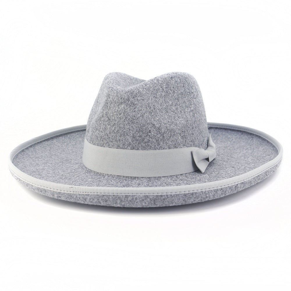 Dragon And Phoenix Four-side Warped Men Lady Couple Broad-brimmed Hat