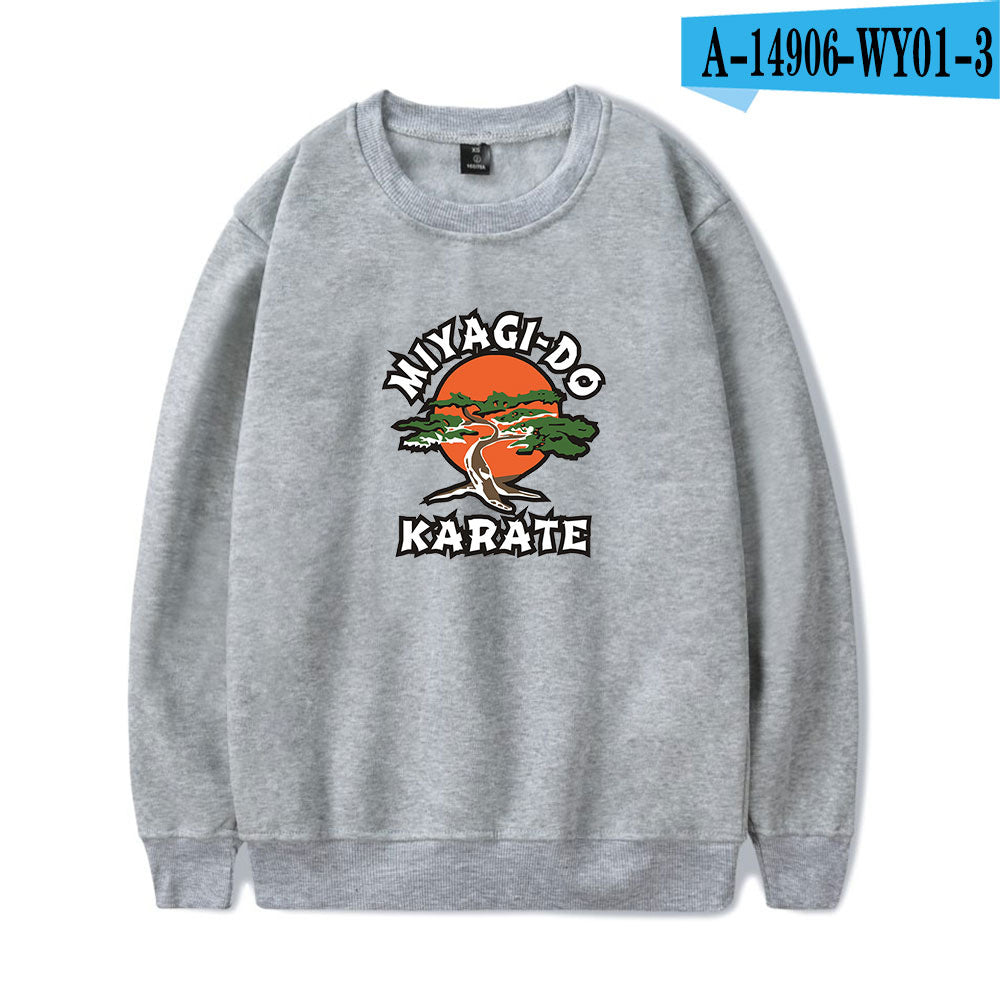 Printed crew neck sweatshirt