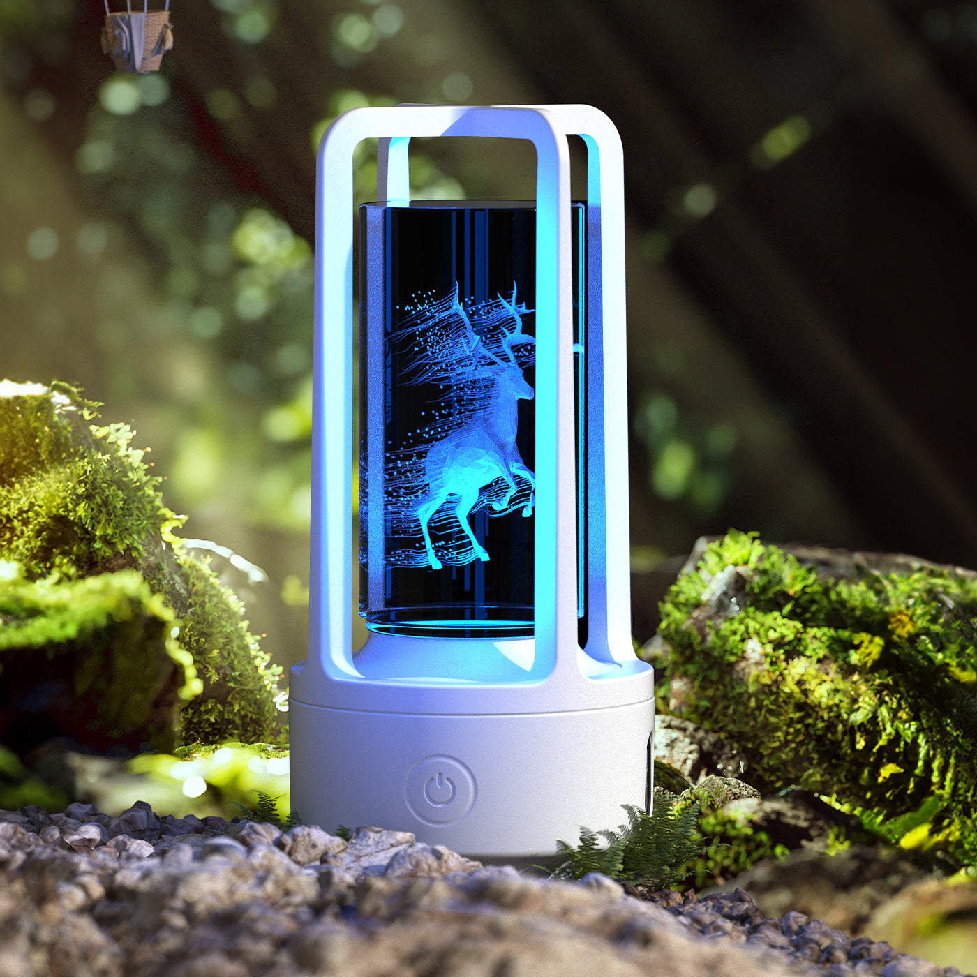 Creative 2 In 1 Audio Acrylic Crystal Lamp And Bluetooth Speaker,Night Lamp