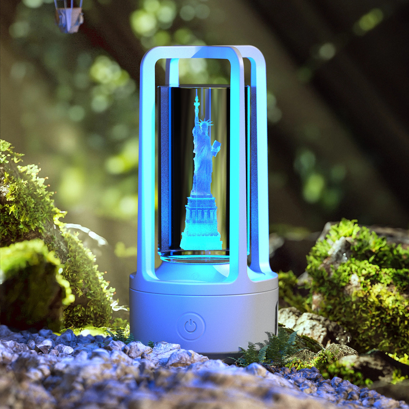 Creative 2 In 1 Audio Acrylic Crystal Lamp And Bluetooth Speaker,Night Lamp