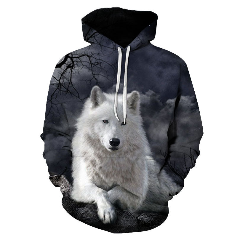 Printed hooded sweatshirt