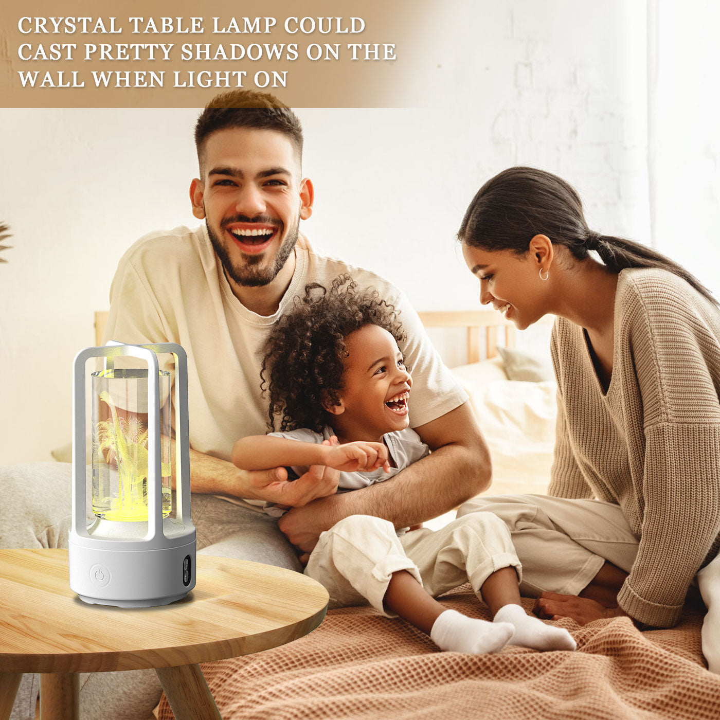 Creative 2 In 1 Audio Acrylic Crystal Lamp And Bluetooth Speaker,Night Lamp