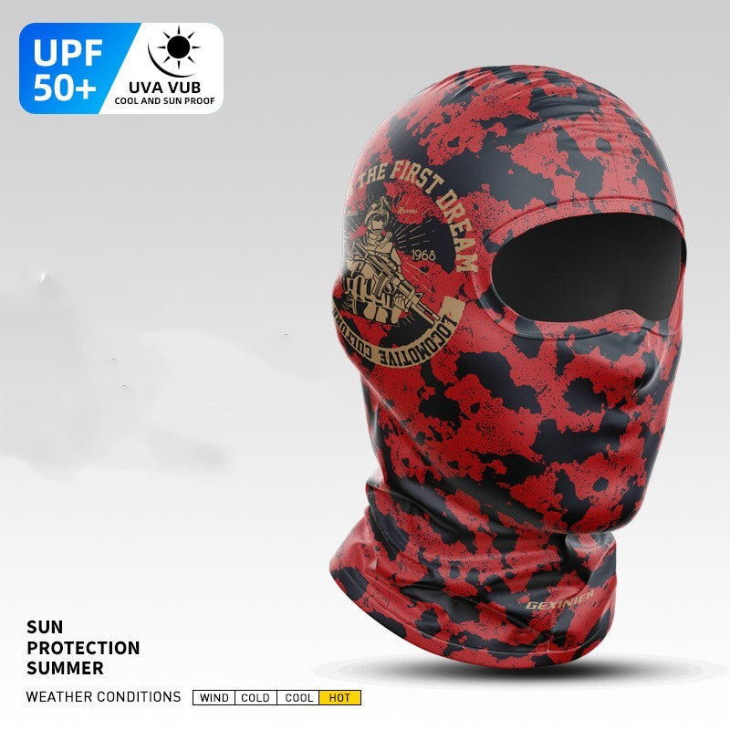 Riding Mask Head Cover Men's Motorcycle Spring And Autumn