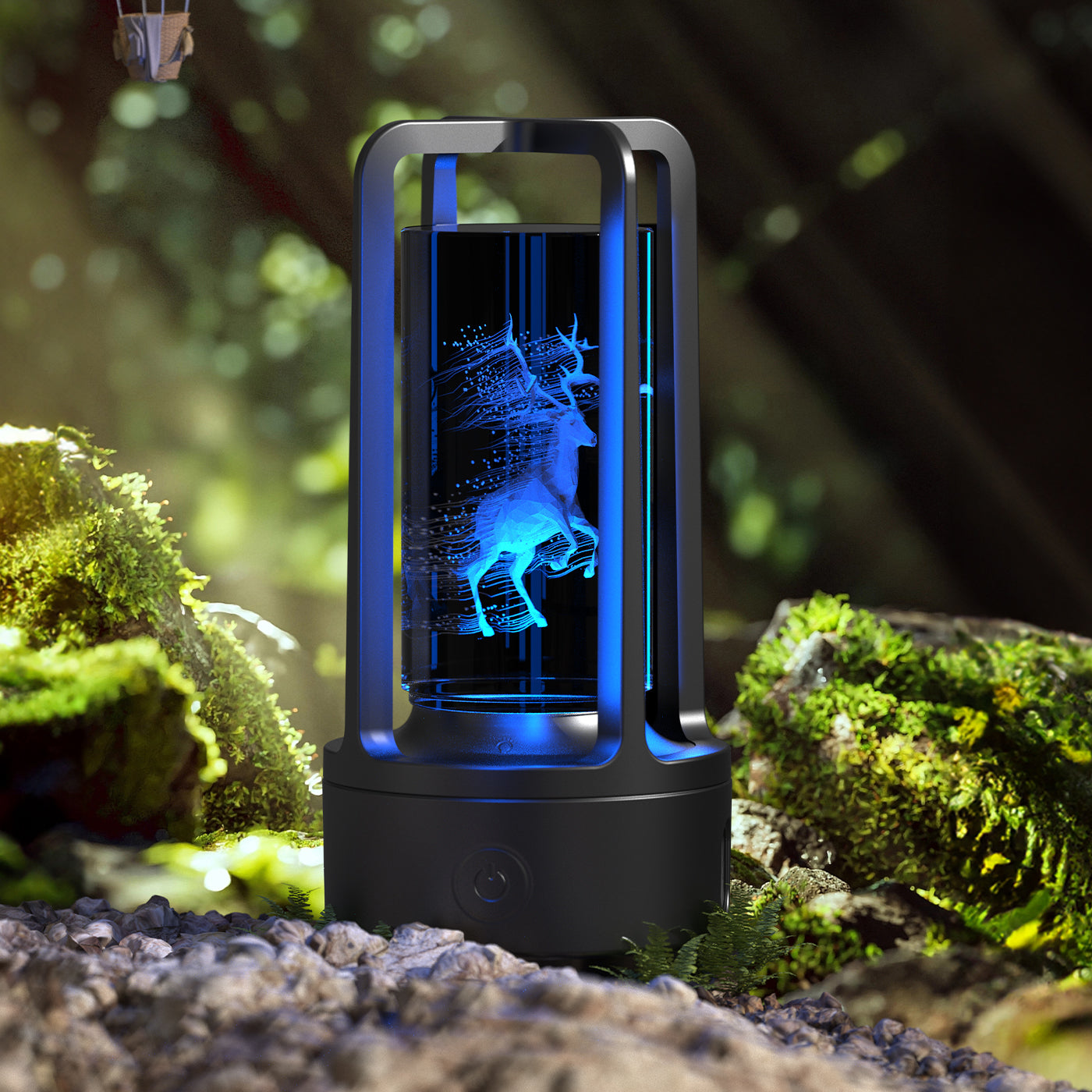 Creative 2 In 1 Audio Acrylic Crystal Lamp And Bluetooth Speaker,Night Lamp