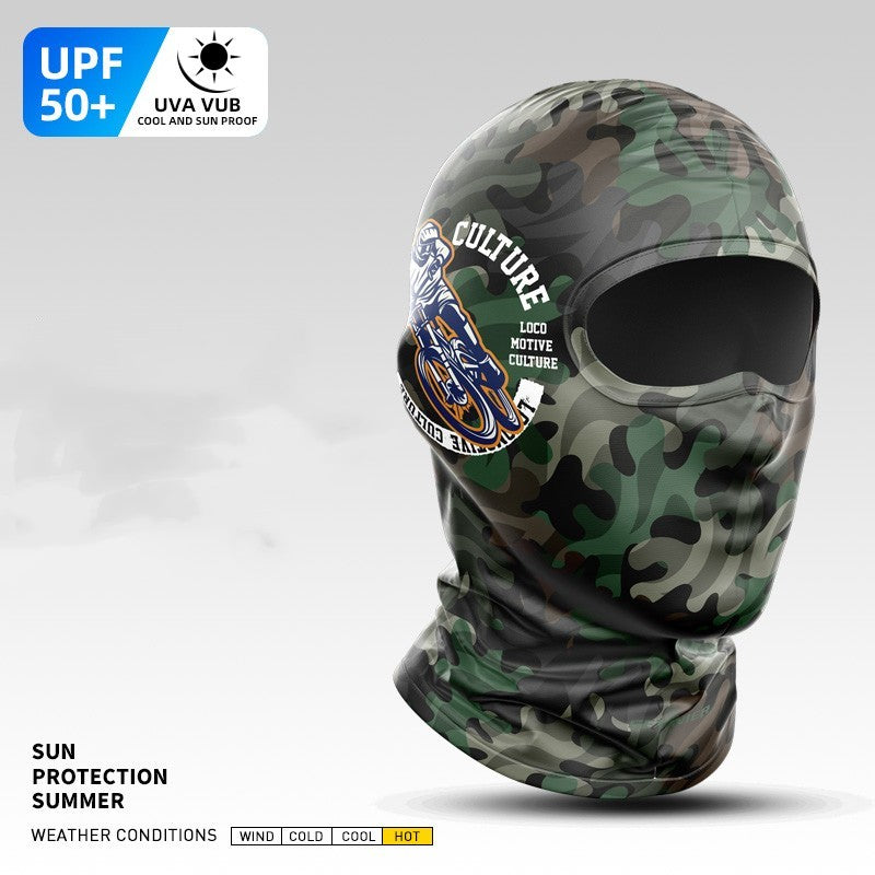 Riding Mask Head Cover Men's Motorcycle Spring And Autumn
