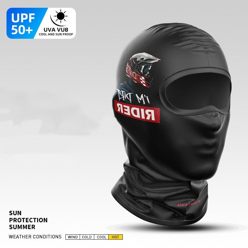 Riding Mask Head Cover Men's Motorcycle Spring And Autumn
