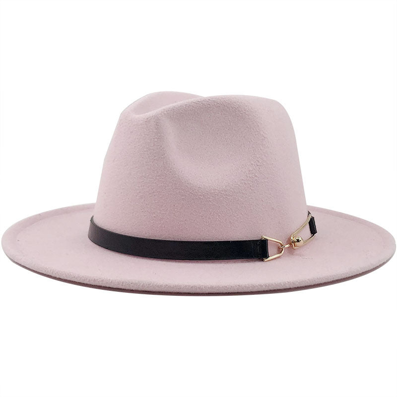 Popular Fedora British Vintage Top Fashion Ladies Woolen Hat