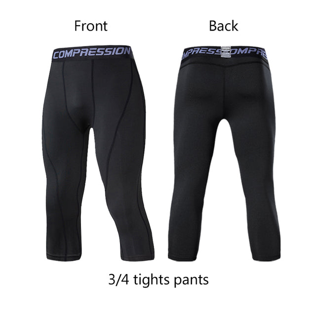 Men Lycra Compression Pants Cycling