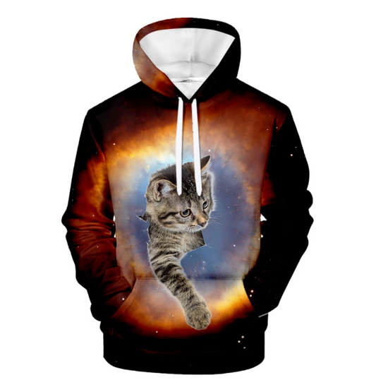 Cute Cat Hoodies for Men and Women Sweatshirts