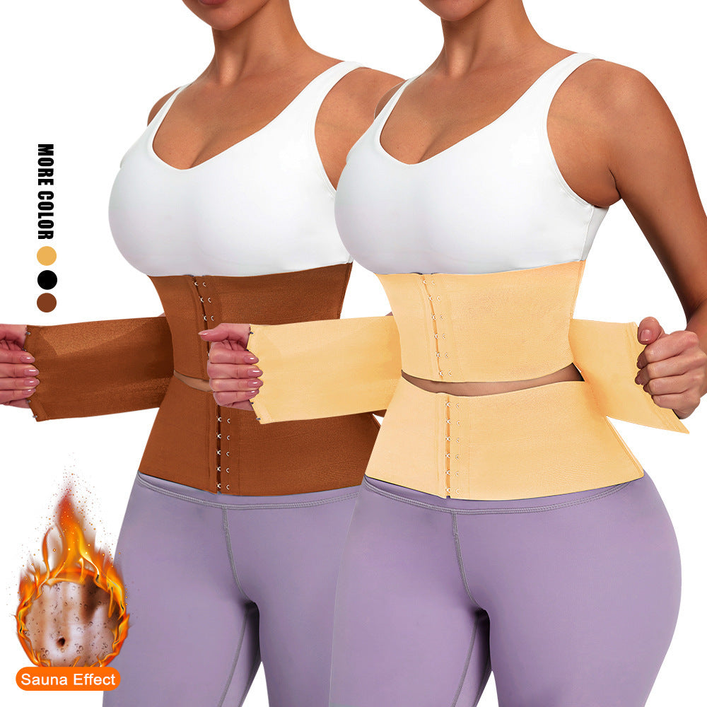 Body Sculpting Strap Breasted Belly Contracting Yoga Waistband