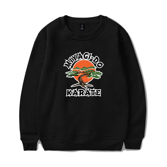 Printed crew neck sweatshirt