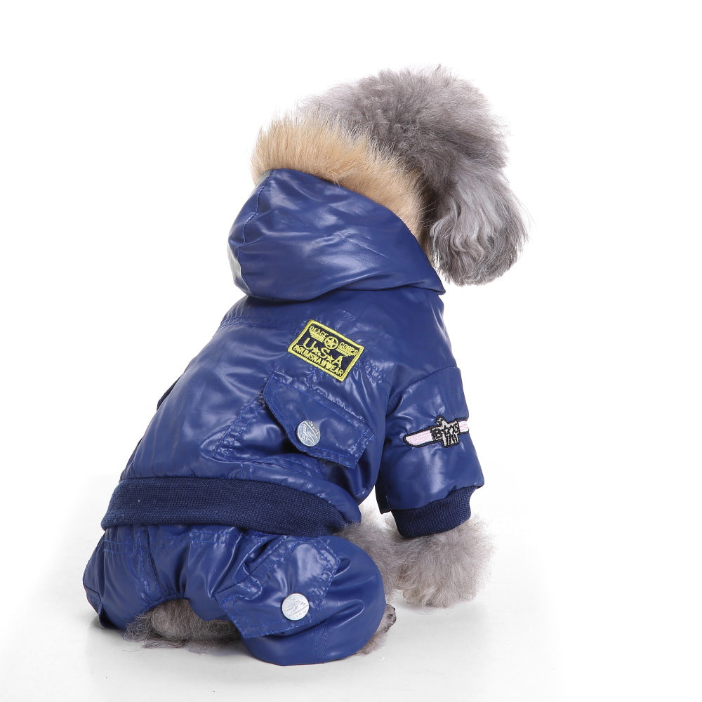 Four-legged clothes air force dog clothes