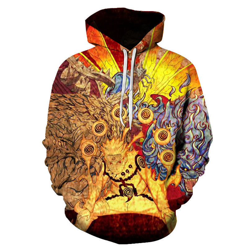 Printed hooded sweatshirt