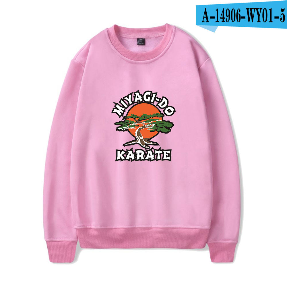 Printed crew neck sweatshirt