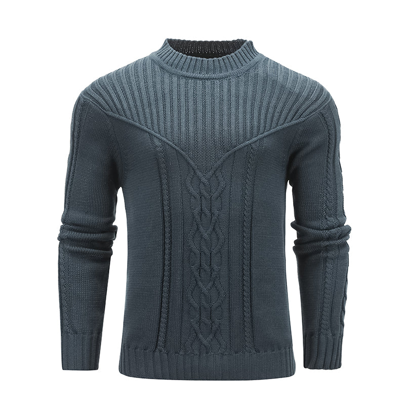 Jacquard Men Warm Sweater