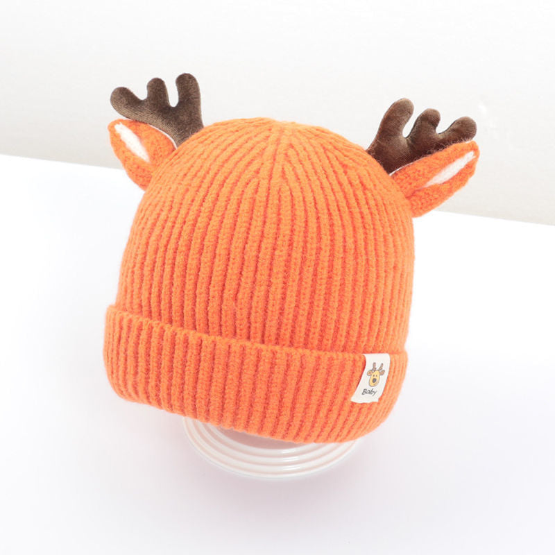 Baby Winter Thicken Thermal Woolen Cap Baby Hat