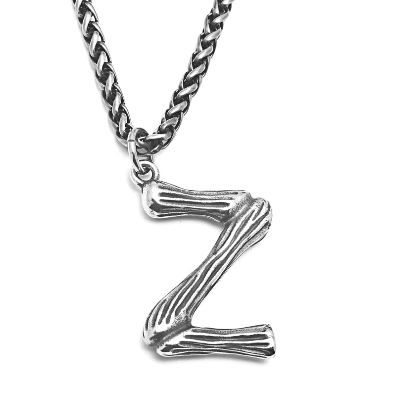 26 English Alphabet Necklace Men's Trendy Men