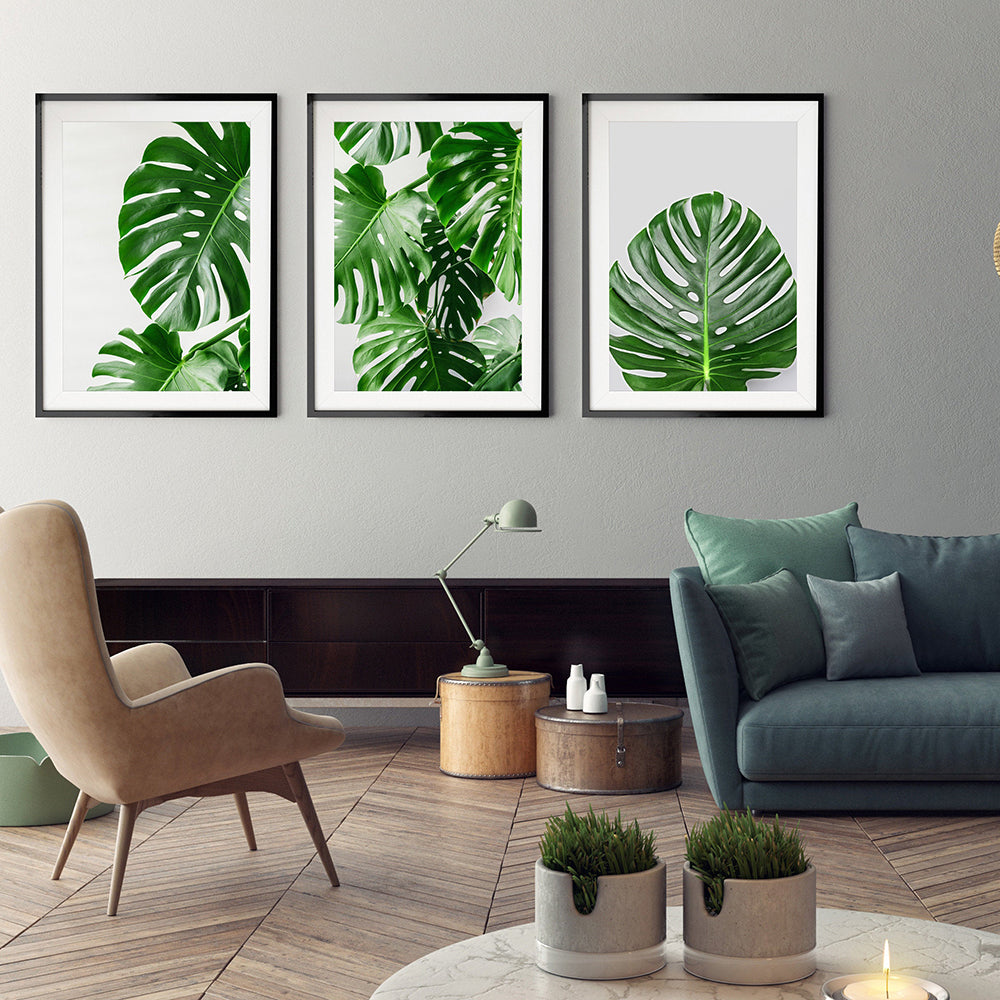 Home Decor Green Plant Canvas Painting