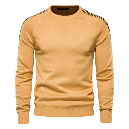 Men Casual Crew Neck Plus Size Sweater