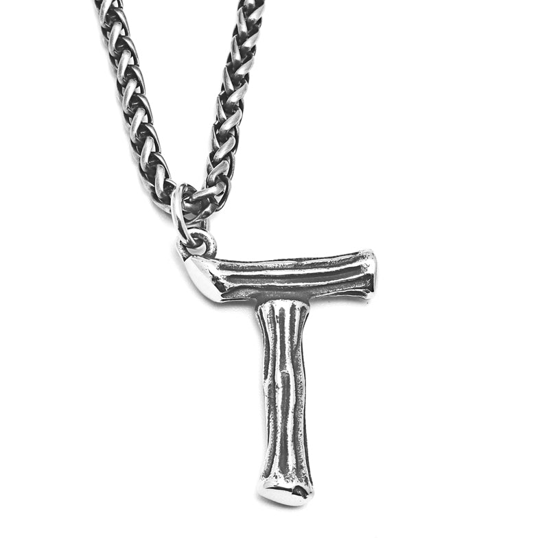 26 English Alphabet Necklace Men's Trendy Men