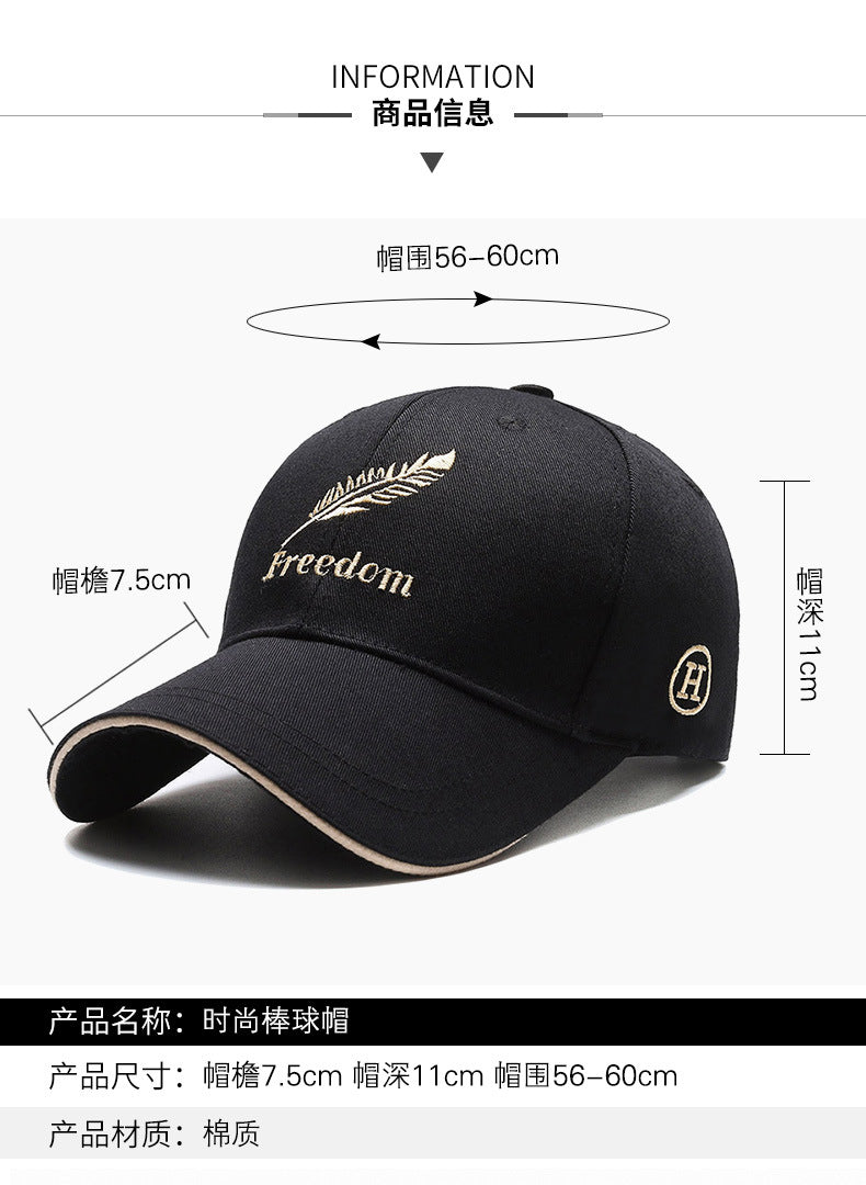 Men's Wheat Embroidered Baseball Cap