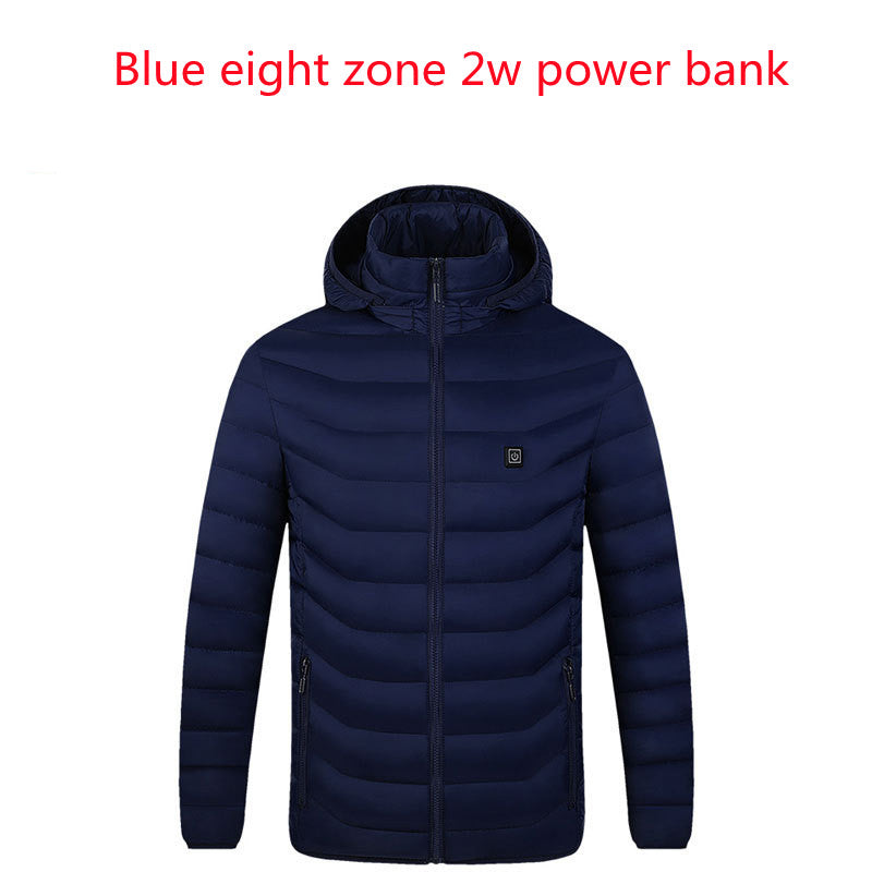 Smart Couples Jacket featuring constant temperature control, insulated with USB-powered electric heating