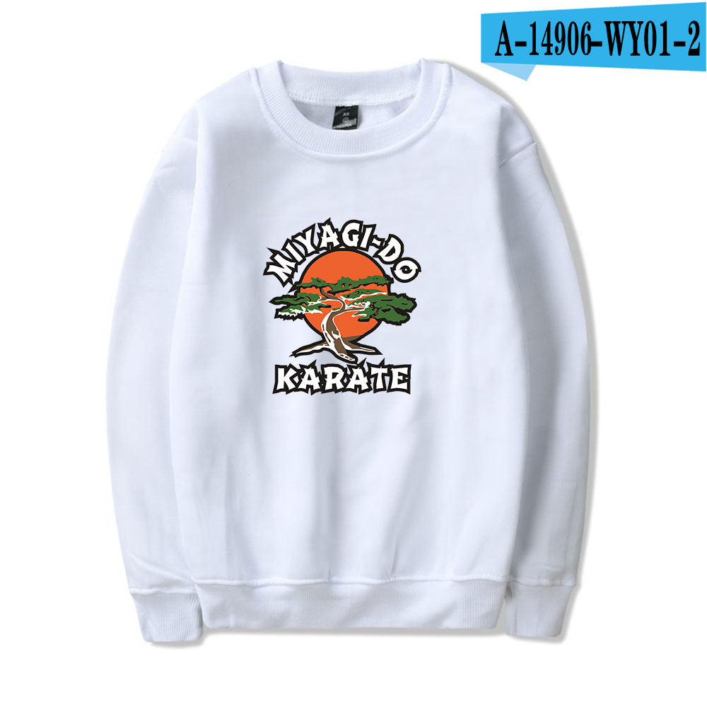 Printed crew neck sweatshirt