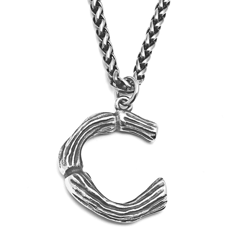 26 English Alphabet Necklace Men's Trendy Men