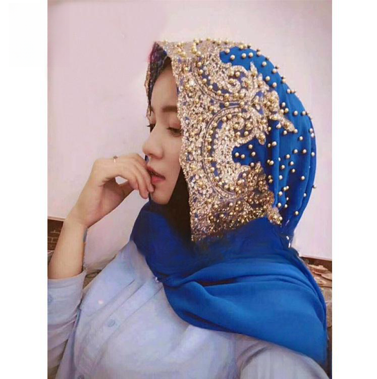 Women's Scarf Pearl Veil Scarf