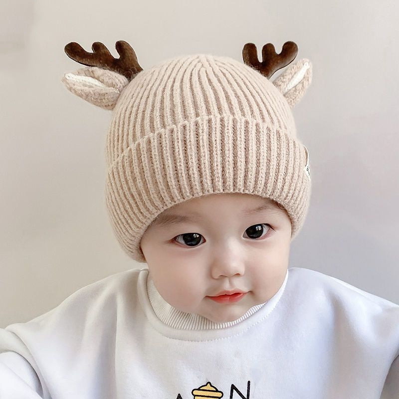 Baby Winter Thicken Thermal Woolen Cap Baby Hat