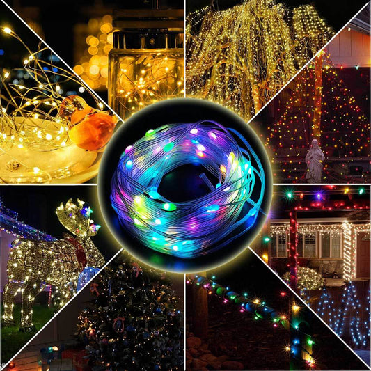 Christmas LED Leather Wire Light String Low Voltage 24v Light String Solar Light String Home Decor