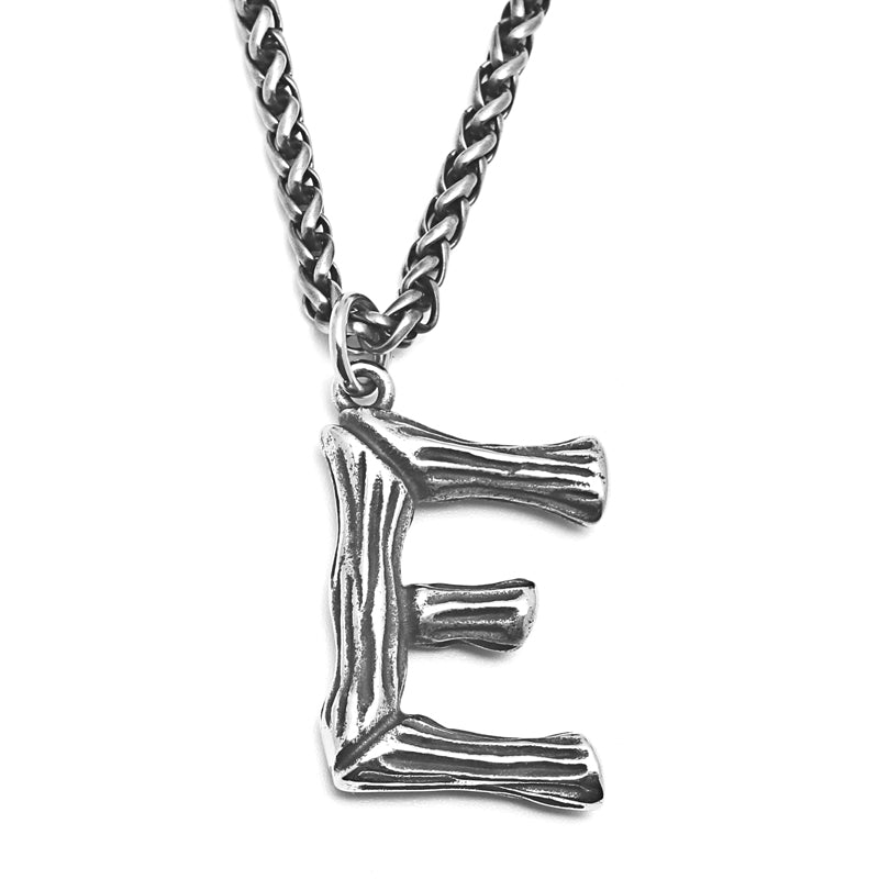 26 English Alphabet Necklace Men's Trendy Men