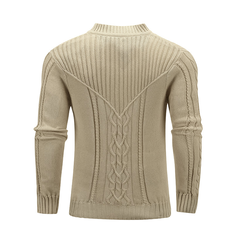 Jacquard Men Warm Sweater