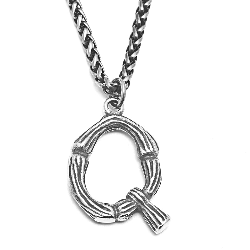 26 English Alphabet Necklace Men's Trendy Men