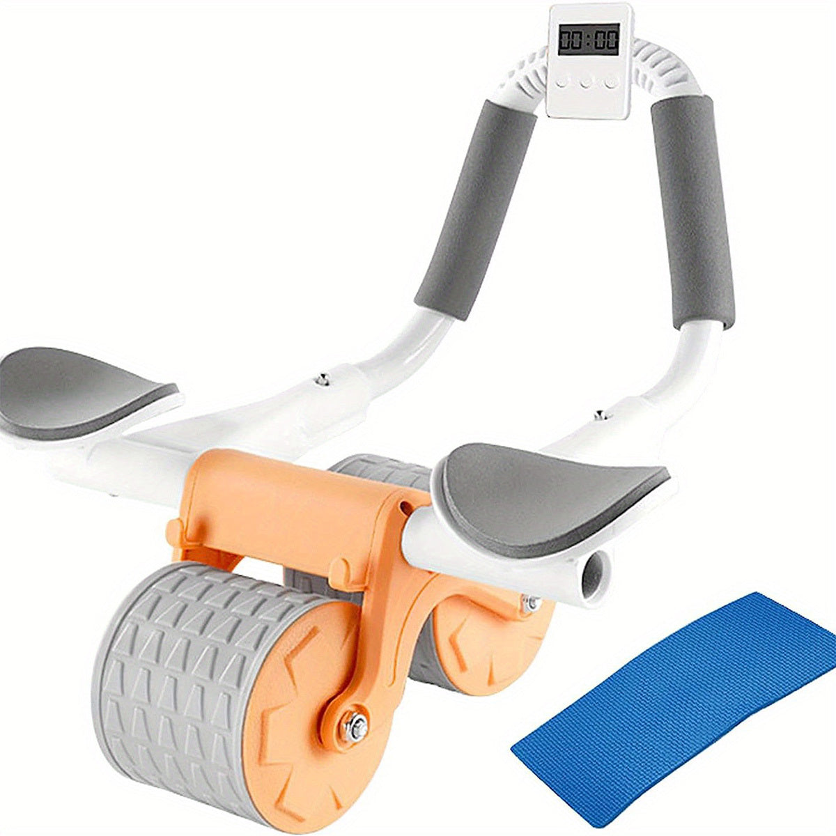 Elbow Support Automatic Rebound Abdominal Wheel Ab Roller For Abdominal Exercise Machine Abs Workout Equipment ,Dolly Core Strengthening Trainer Fitness Belly TrainingElbow Support Automatic Rebound A