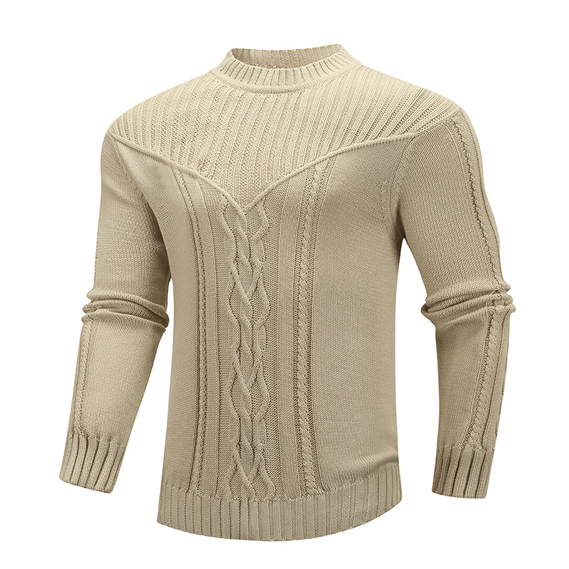 Jacquard Men Warm Sweater