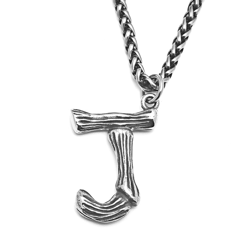 26 English Alphabet Necklace Men's Trendy Men