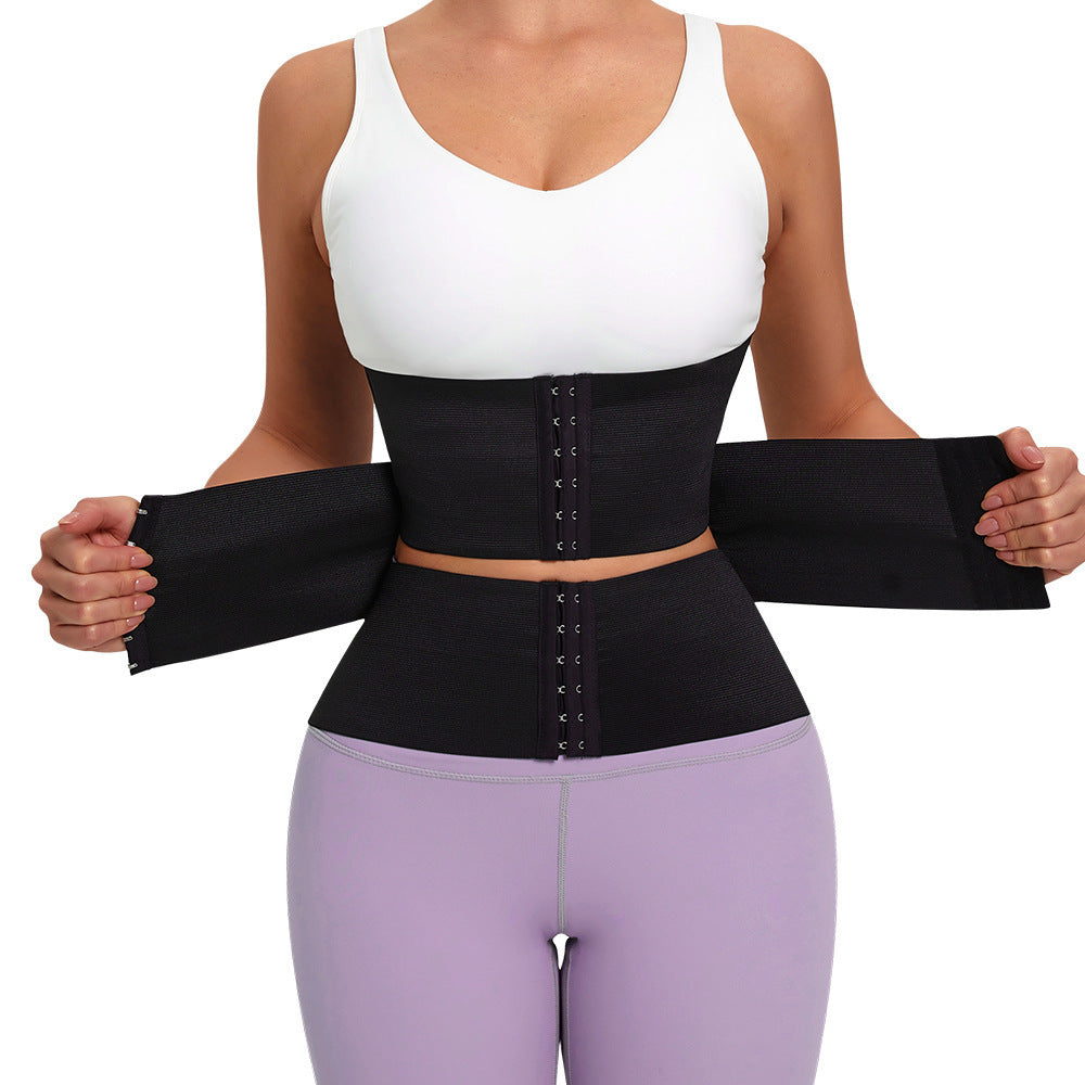 Body Sculpting Strap Breasted Belly Contracting Yoga Waistband